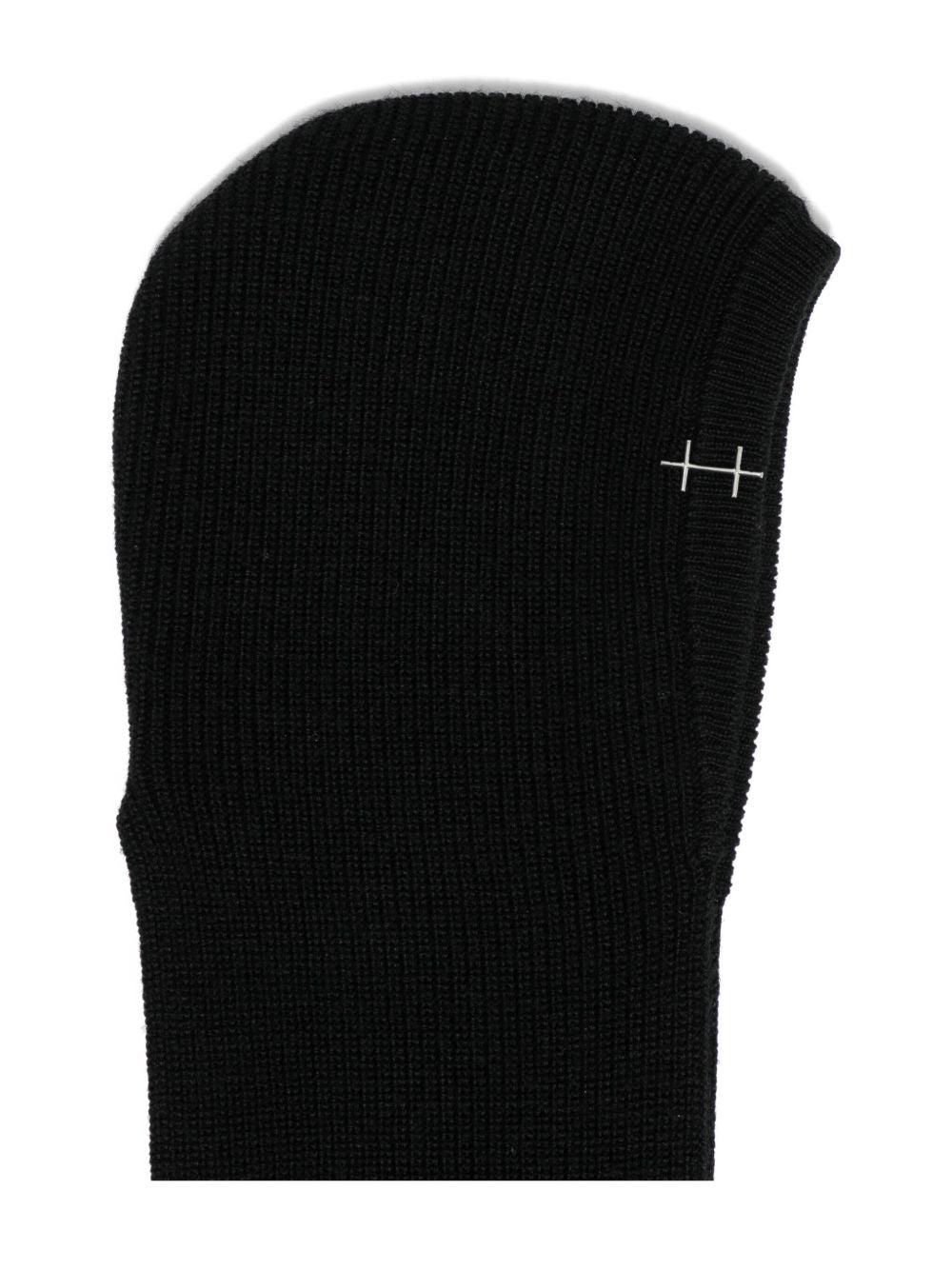 Sciarpa con cappuccio pfos in nero Heliot emil - uomo 
