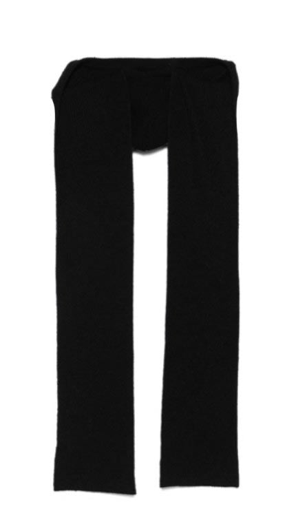 Sciarpa con cappuccio pfos in nero Heliot emil - uomo 