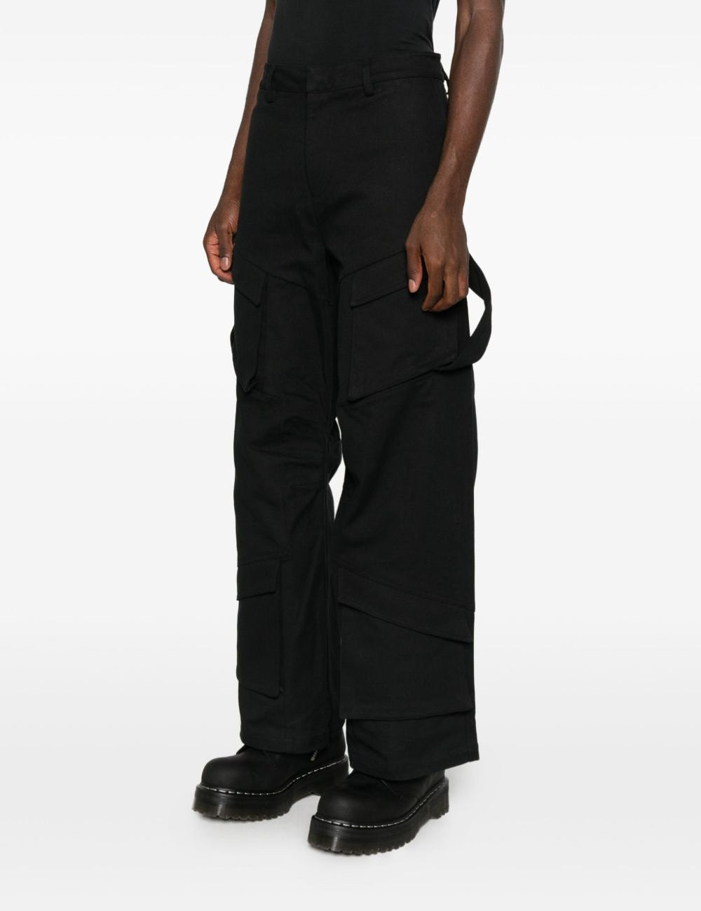 Pantaloni dritti in nero Heliot Emil - uomo 