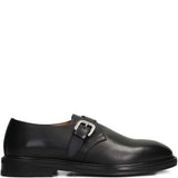 Mocassini in pelle con fibbia in nero Henderson baracco - uomo 