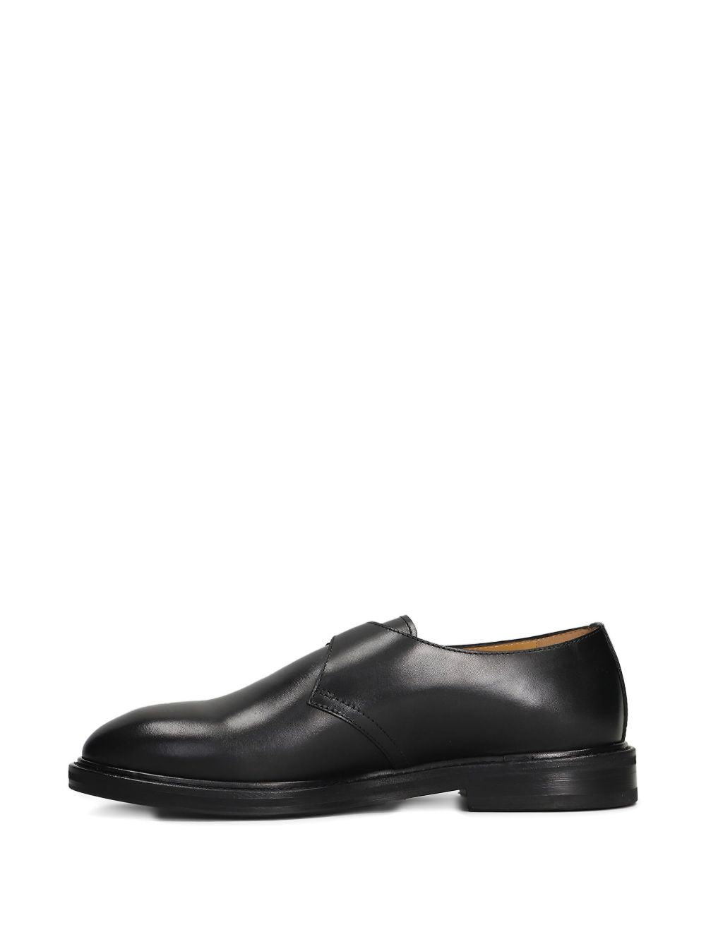 Mocassini in pelle con fibbia in nero Henderson baracco - uomo 