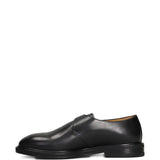 Mocassini in pelle con fibbia in nero Henderson baracco - uomo 