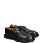 Mocassini in pelle con fibbia in nero Henderson baracco - uomo 