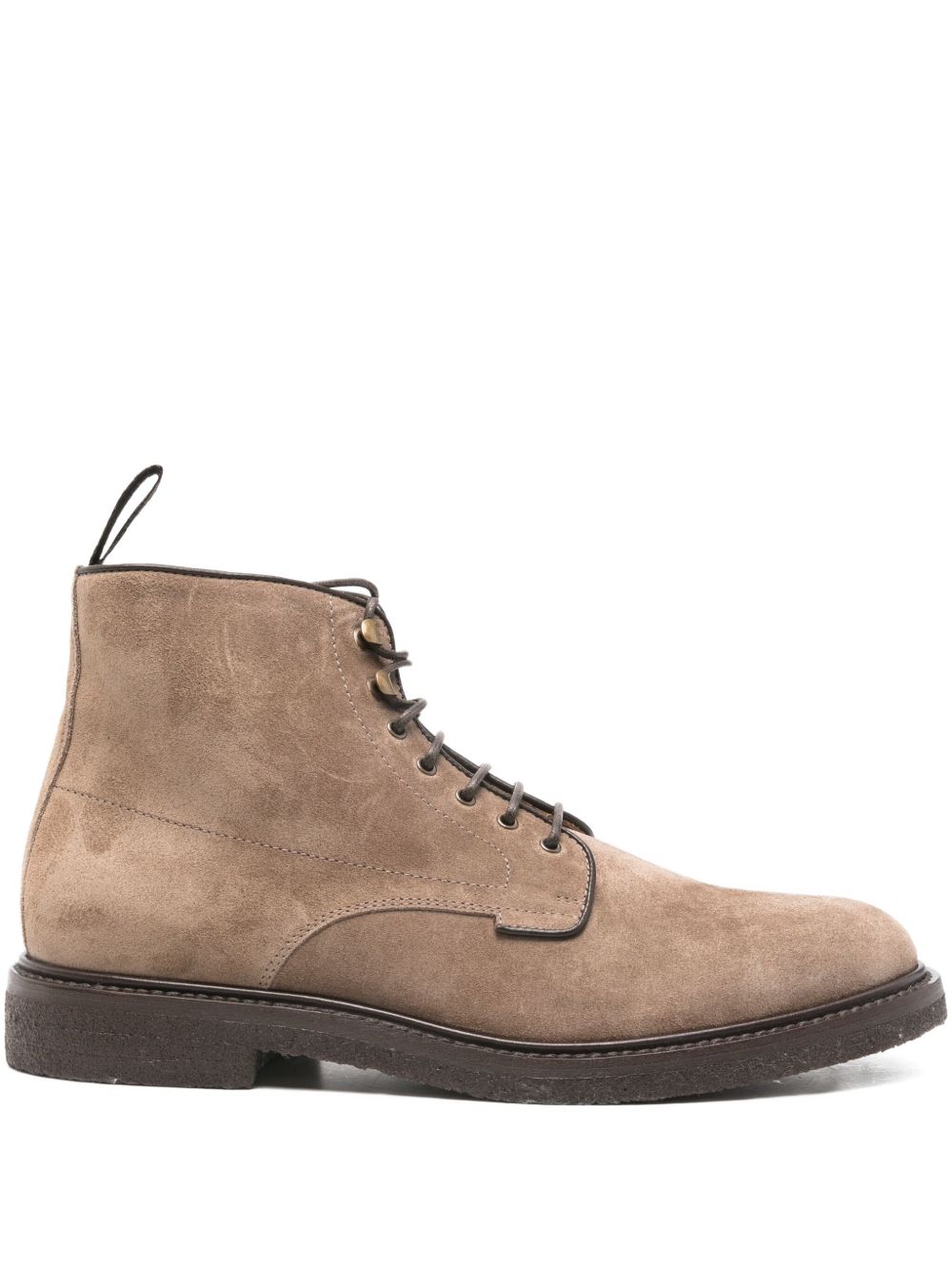 Stivaletti in suede in marrone Henderson baracco - uomo 