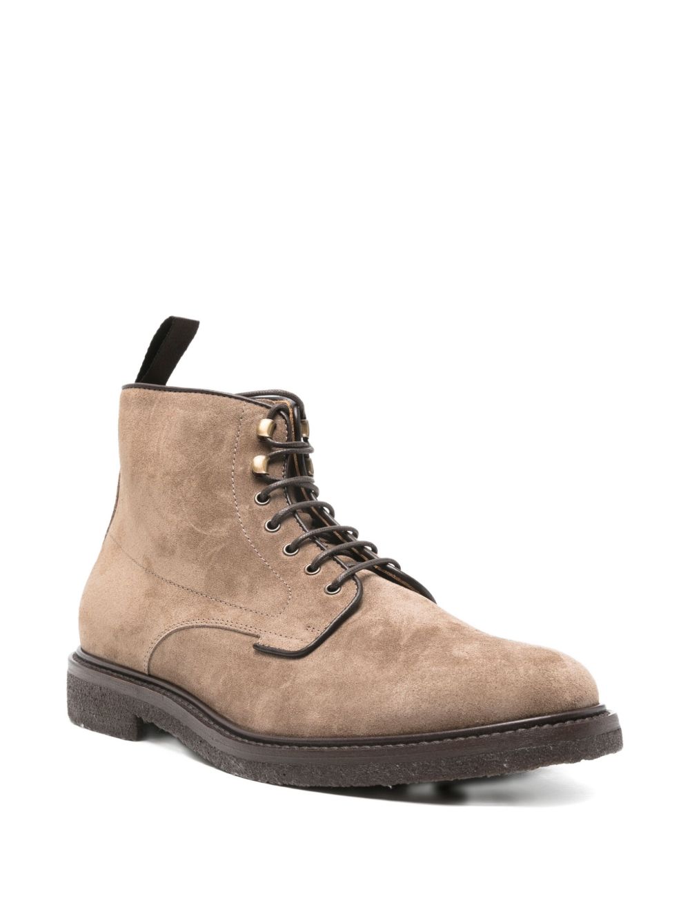 Stivaletti in suede in marrone Henderson baracco - uomo 