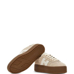 Sneakers h681 con suola alta in beige Hogan - donna 