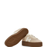 Sneakers h681 con suola alta in beige Hogan - donna 