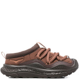 Sneakers slip-on imbottite in marrone 