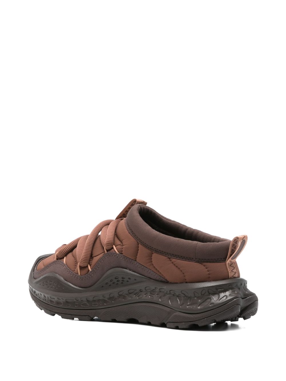 Sneakers slip-on imbottite in marrone 