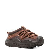 Sneakers slip-on imbottite in marrone 