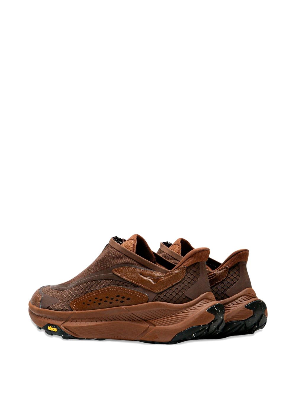 Sneakers Project Transport con zip in marrone 