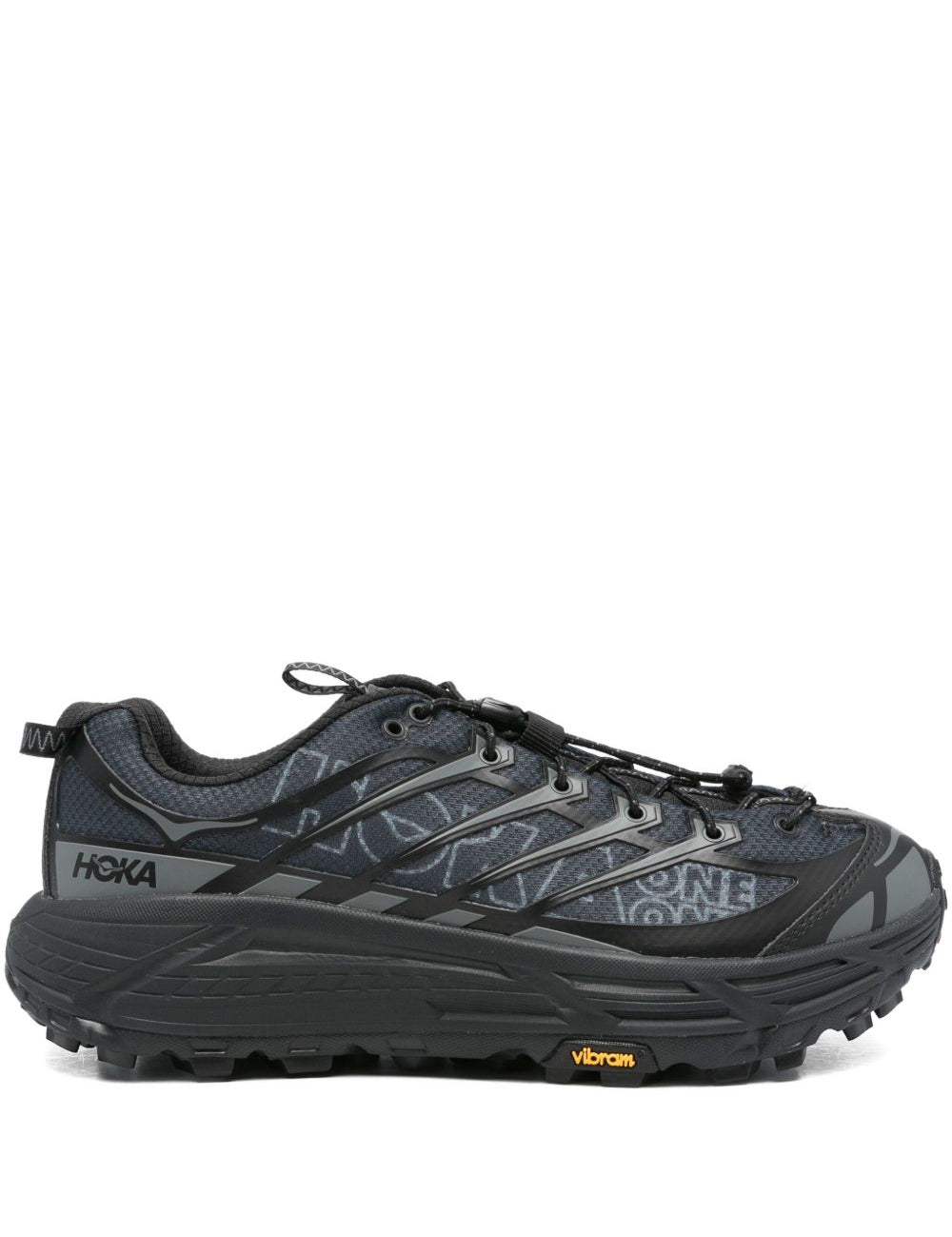 Sneakers Mafate Three2 Wordmark in nero 