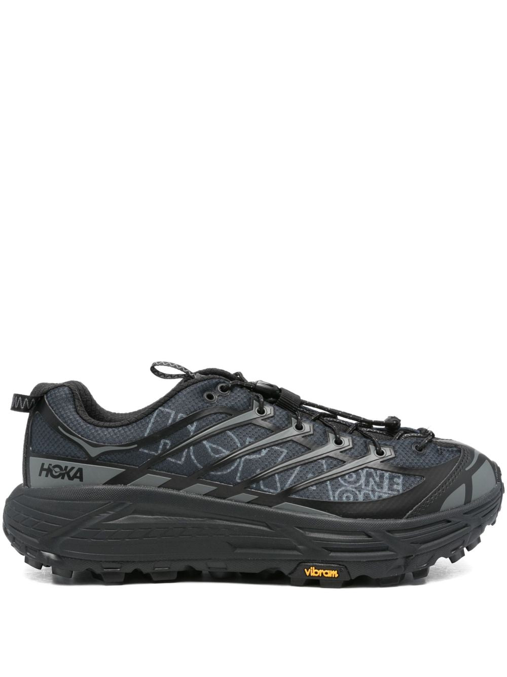 Sneakers Mafate Three2 Wordmark in nero 
