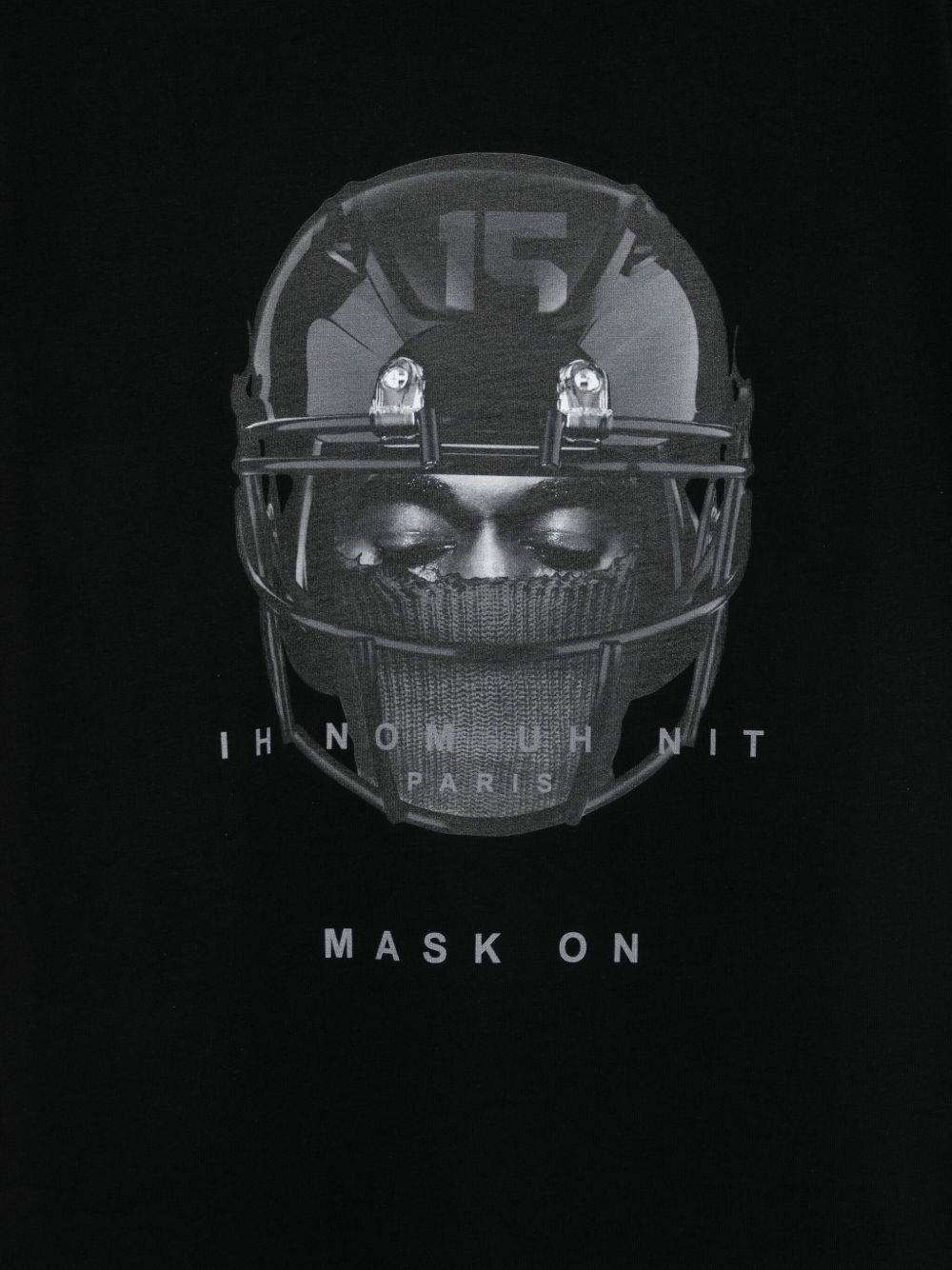 T-shirt con grafica in nero Ih nom uh nit - uomo 