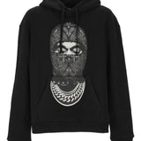 Felpa con stampa bandana in nero Ih nom uh nit - uomo 