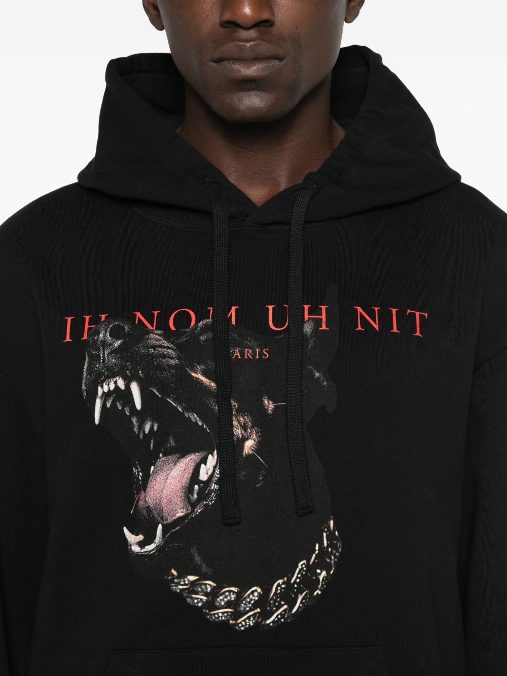 Felpa con stampa grafica in nero Ih nom uh nit - uomo 