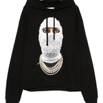 Felpa Future Mask in nero Ih nom uh nit - uomo 