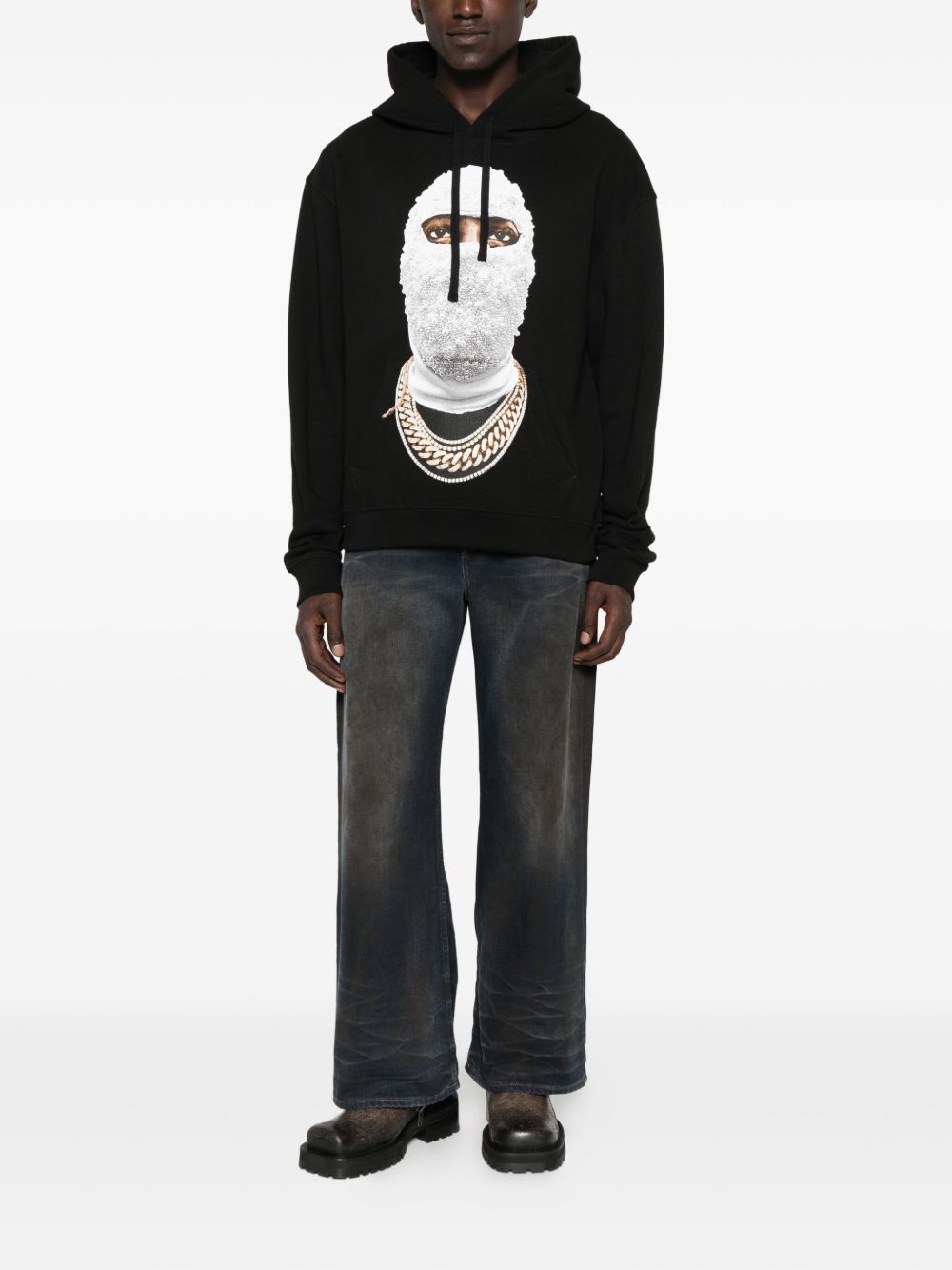 Felpa Future Mask in nero Ih nom uh nit - uomo 