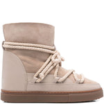 Stivaletti con lacci di corda in beige Inuikii - donna 