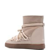 Stivaletti con lacci di corda in beige Inuikii - donna 