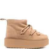 Stivaletti con plateau in beige Inuikii - donna 