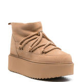 Stivaletti con plateau in beige Inuikii - donna 