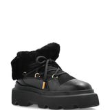 Stivaletti con plateau e lacci in nero Inuikii - donna 