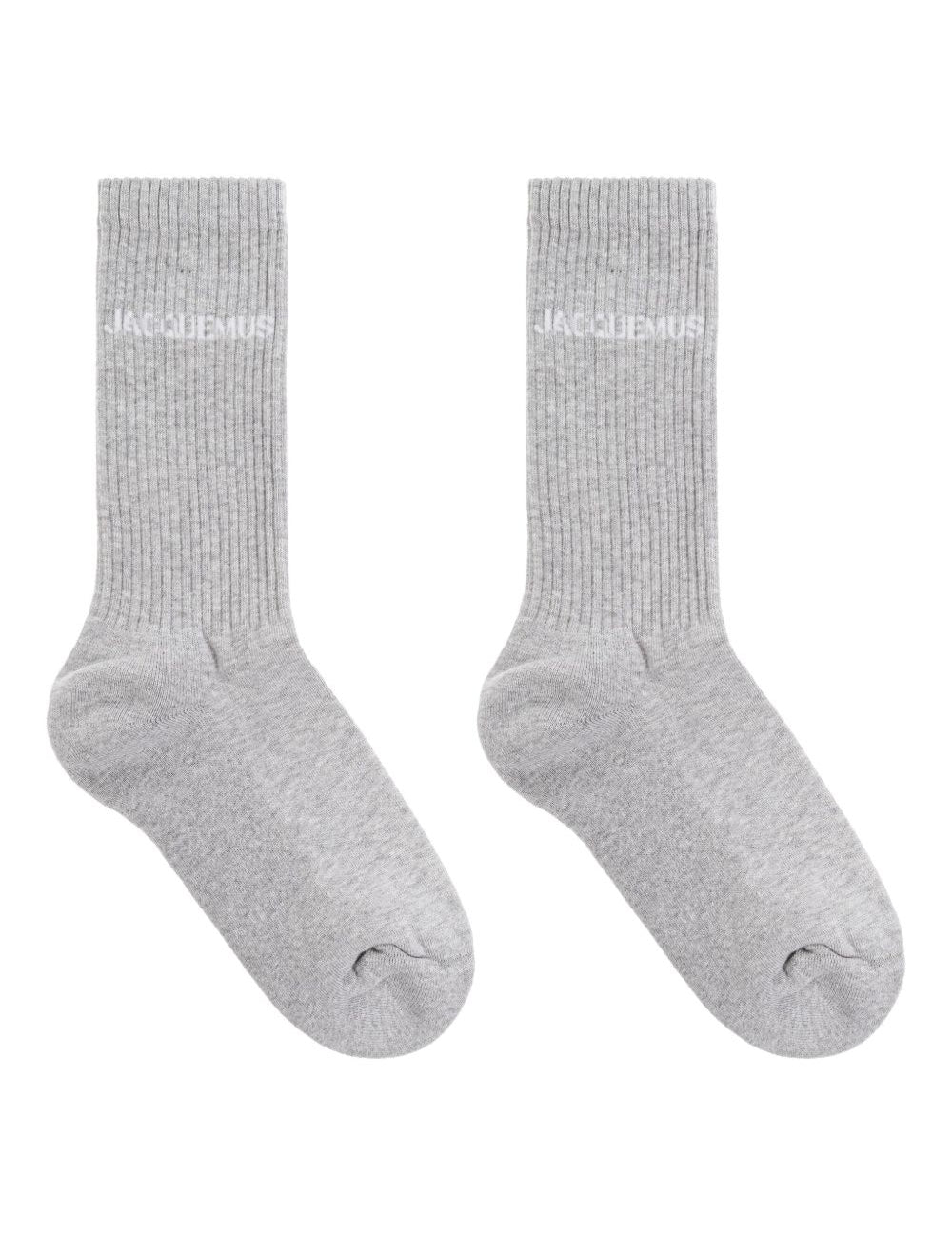 Calzini con ricamo in grigio Jacquemus - uomo 