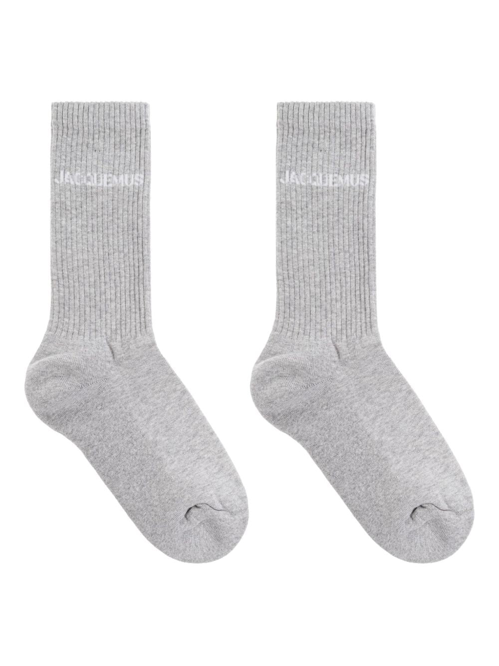 Calzini con ricamo in grigio Jacquemus - uomo 