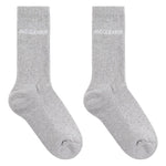 Calzini con ricamo in grigio Jacquemus - uomo 