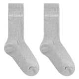 Calzini con ricamo in grigio Jacquemus - uomo 