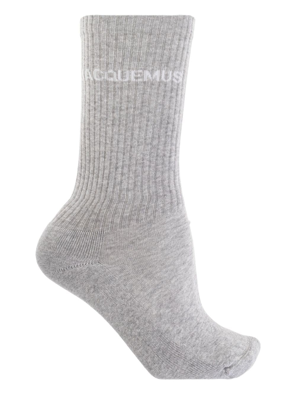 Calzini con ricamo in grigio Jacquemus - uomo 
