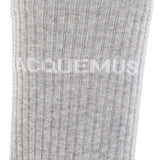 Calzini con ricamo in grigio Jacquemus - uomo 
