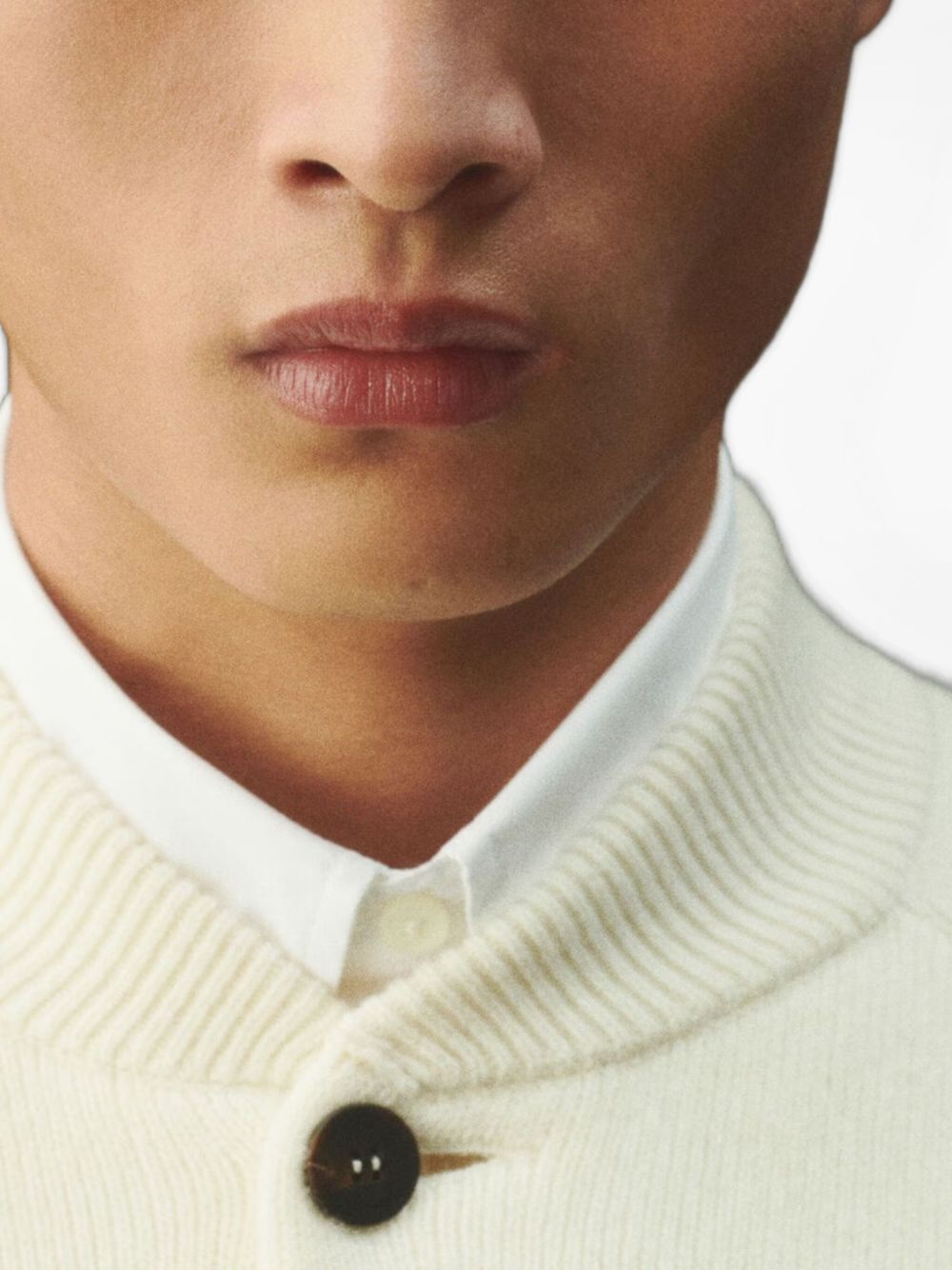 Berretto a costine in avorio Jacquemus - unisex 
