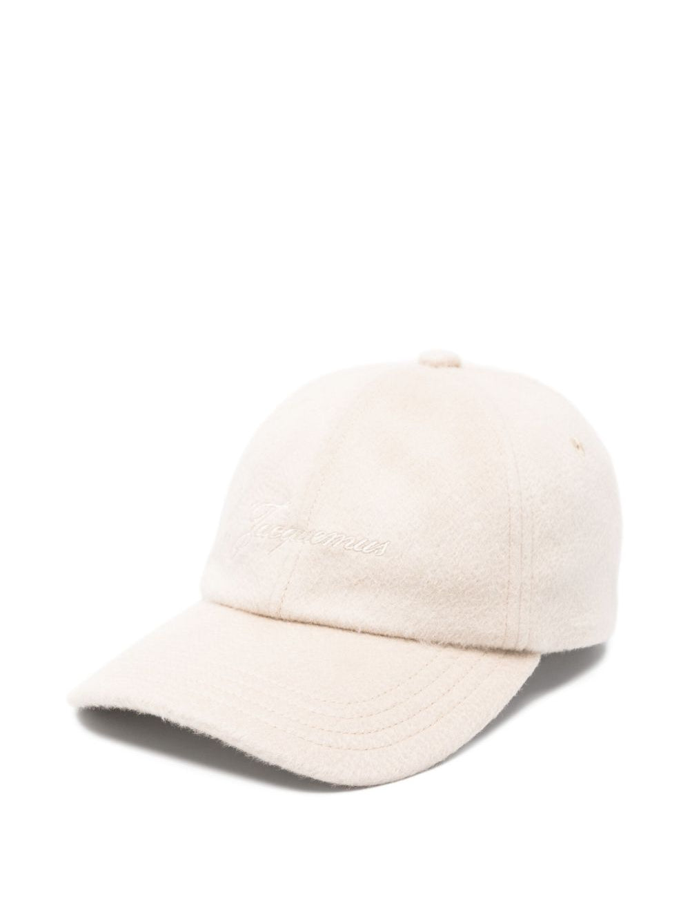 Cappello la casquette cachemiro in beige Jacquemus - unisex 