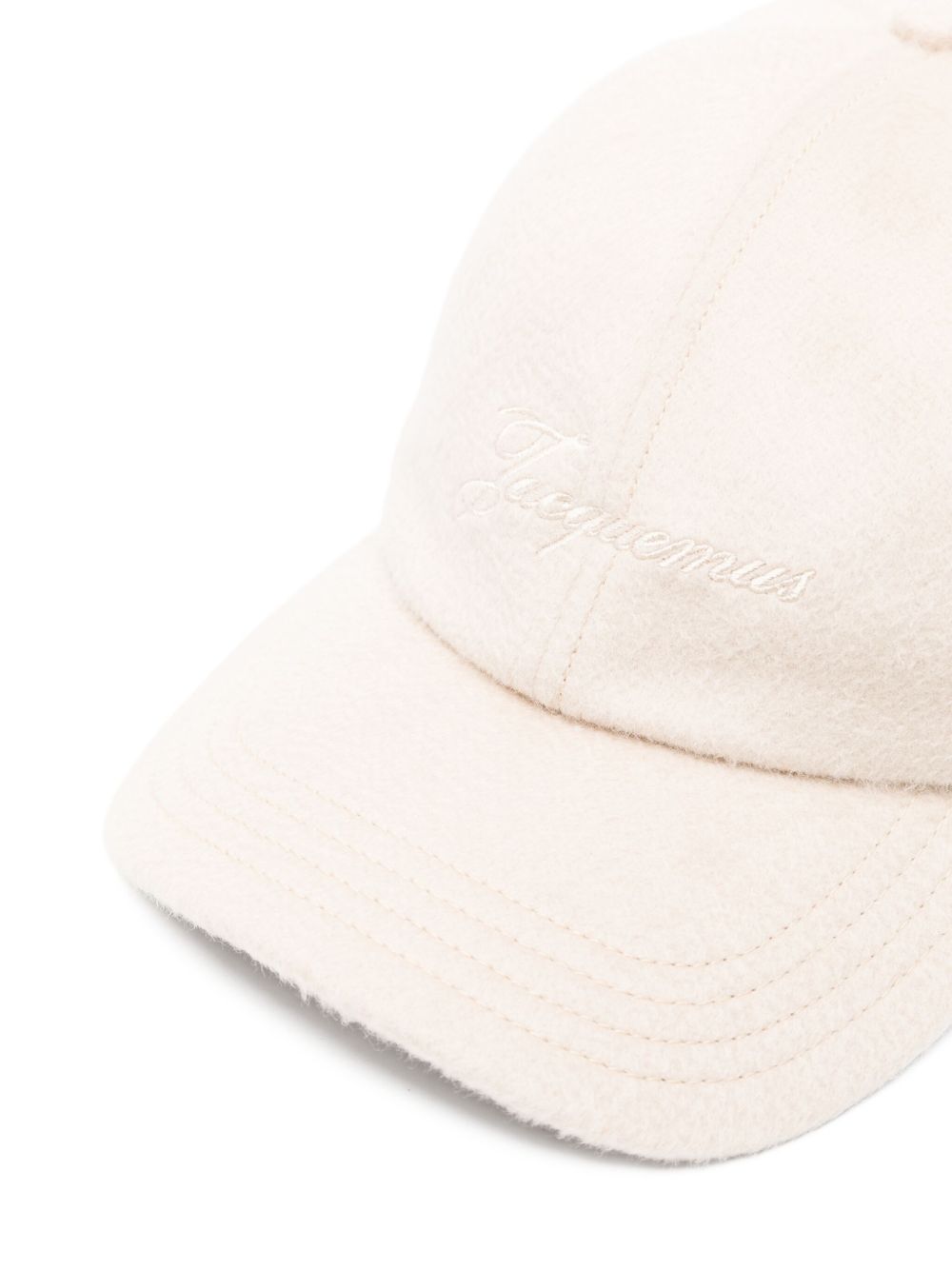 Cappello la casquette cachemiro in beige Jacquemus - unisex 