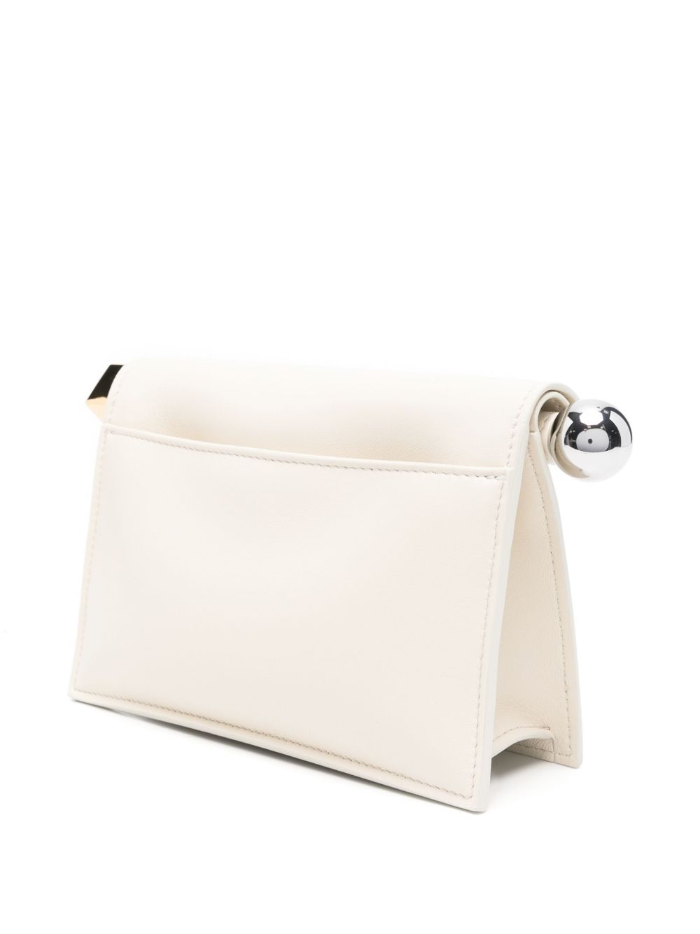 Borsa le petit rond carre  in bianco Jacquemus - donna 