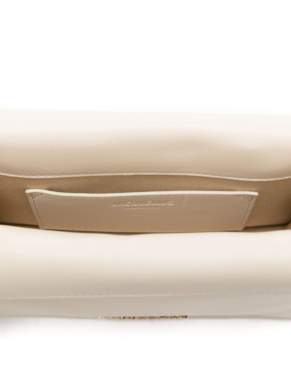 Borsa le petit rond carre  in bianco Jacquemus - donna 