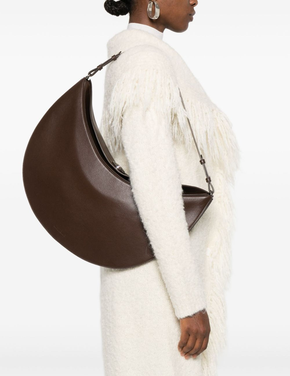 Borsa le sac ovalo in marrone Jacquemus - donna 