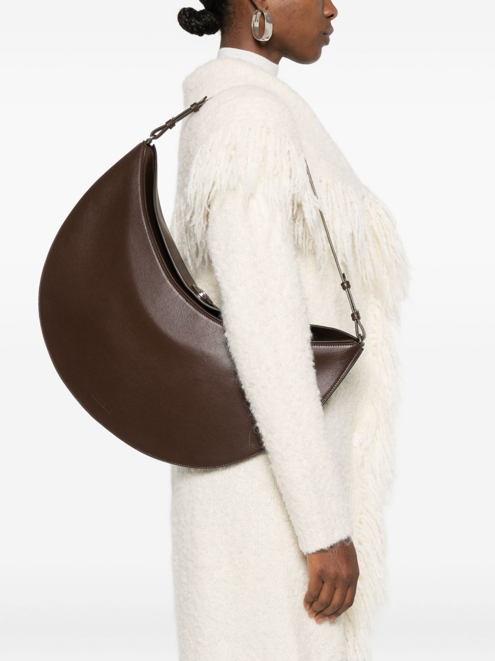 Borsa le sac ovalo in marrone Jacquemus - donna 