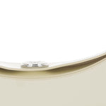 Borsa la ovalo clutch in avorio Jacquemus - donna 
