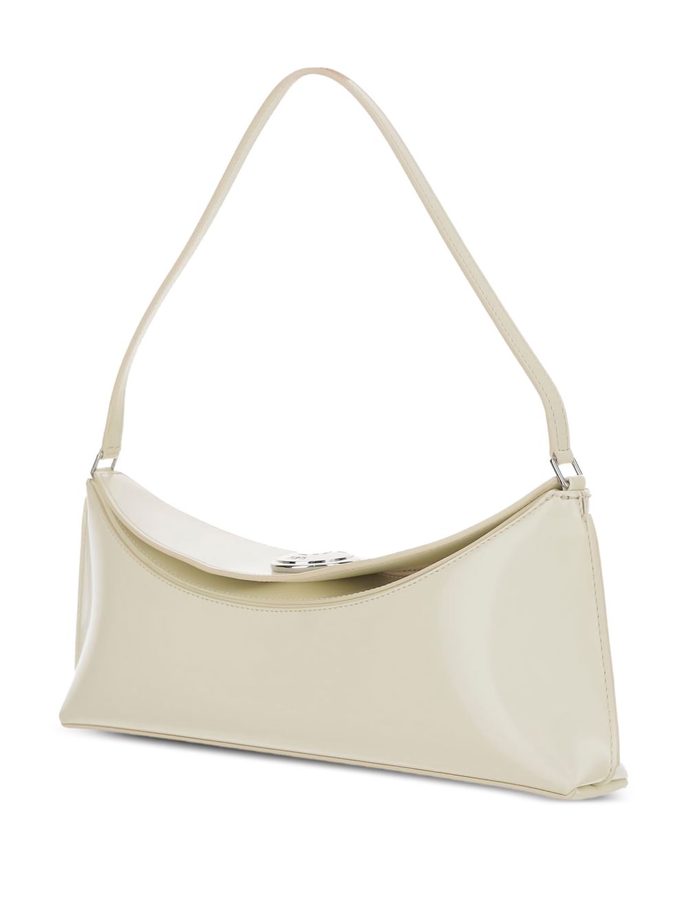 Borsa la ovalo clutch in avorio Jacquemus - donna 