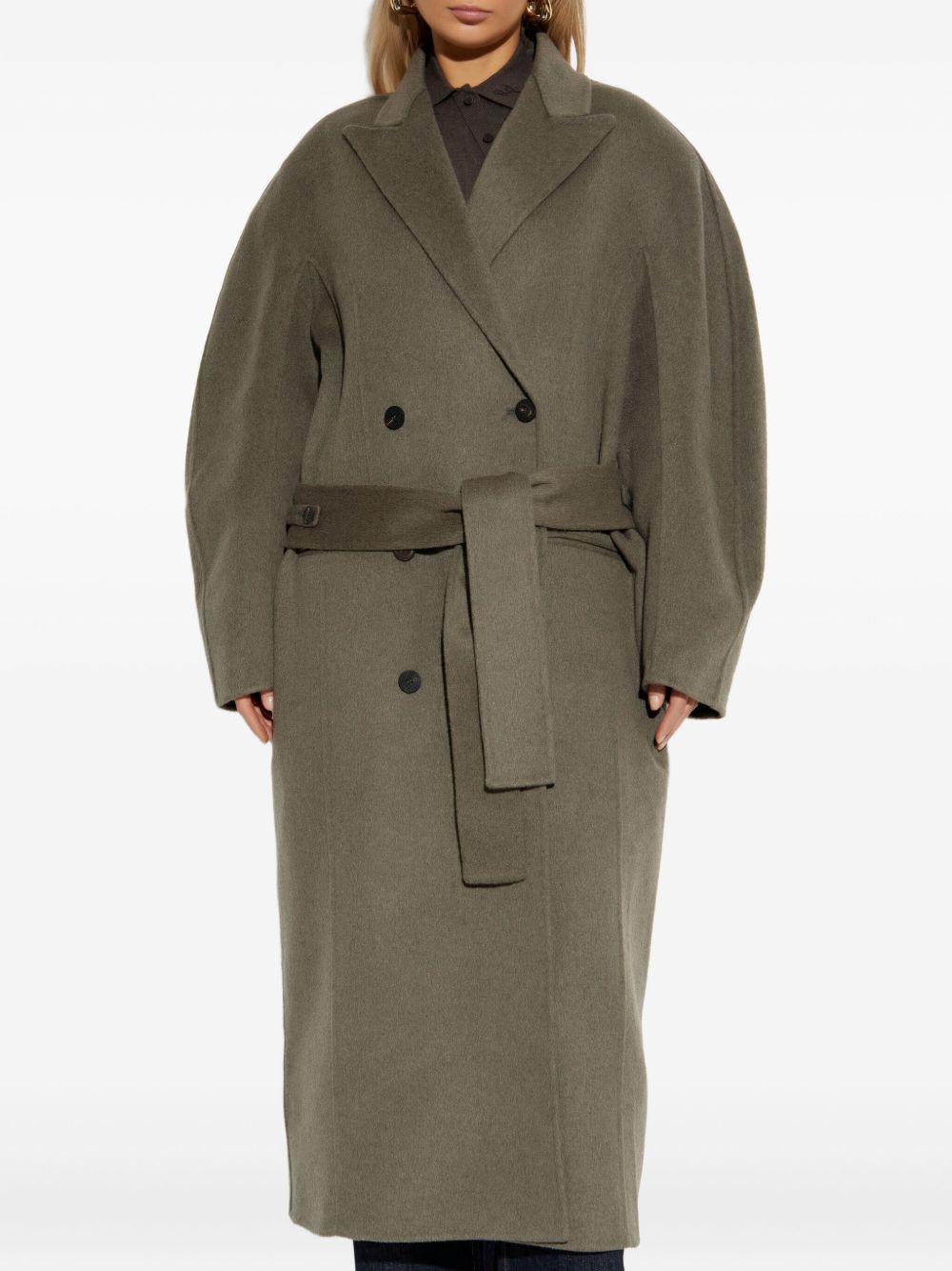 Cappotto le manteau d'homme curvio in verde Jacquemus - donna 