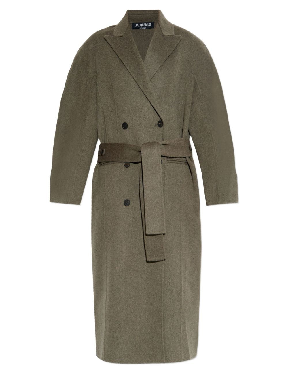 Cappotto le manteau d'homme curvio in verde Jacquemus - donna 