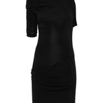 Abito corto The Drapeado in nero Jacquemus - donna 