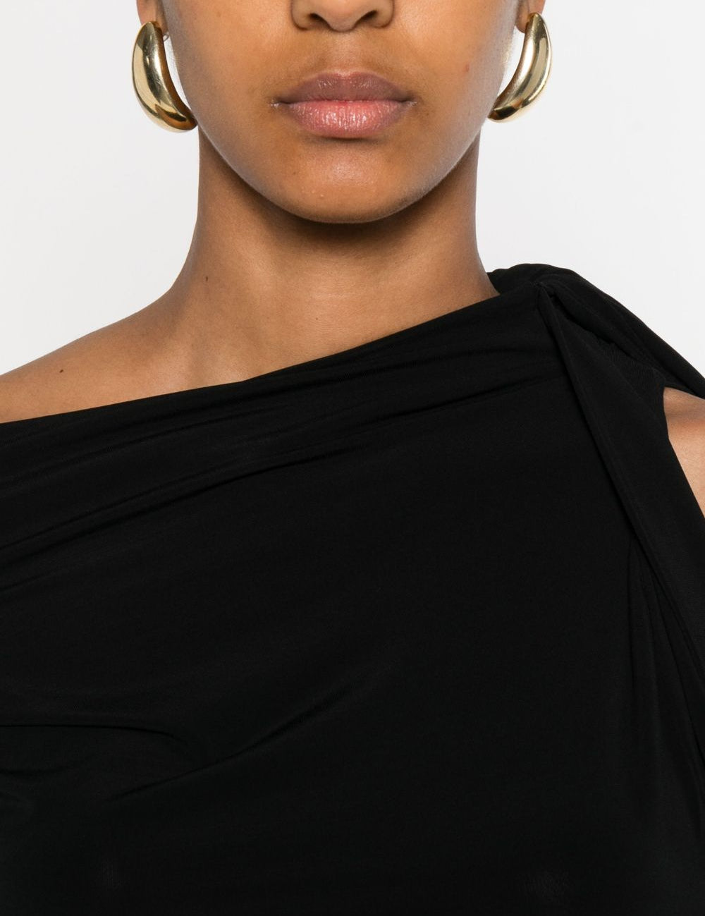 Abito corto The Drapeado in nero Jacquemus - donna 