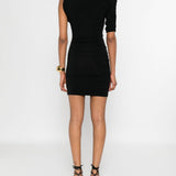 Abito corto The Drapeado in nero Jacquemus - donna 