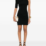 Abito corto The Drapeado in nero Jacquemus - donna 