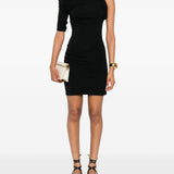 Abito corto The Drapeado in nero Jacquemus - donna 
