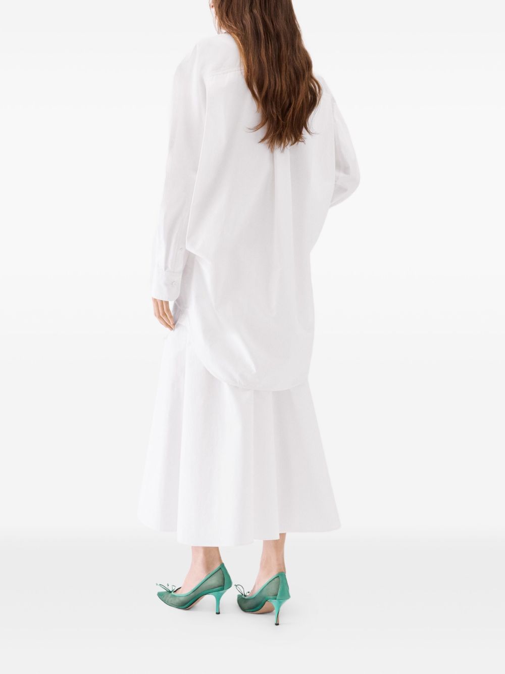 Chemisier la robe chemise ovalo in bianco Jacquemus - donna 